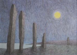 Ring of Brodgar, 2016 (vegyes technika, papír)